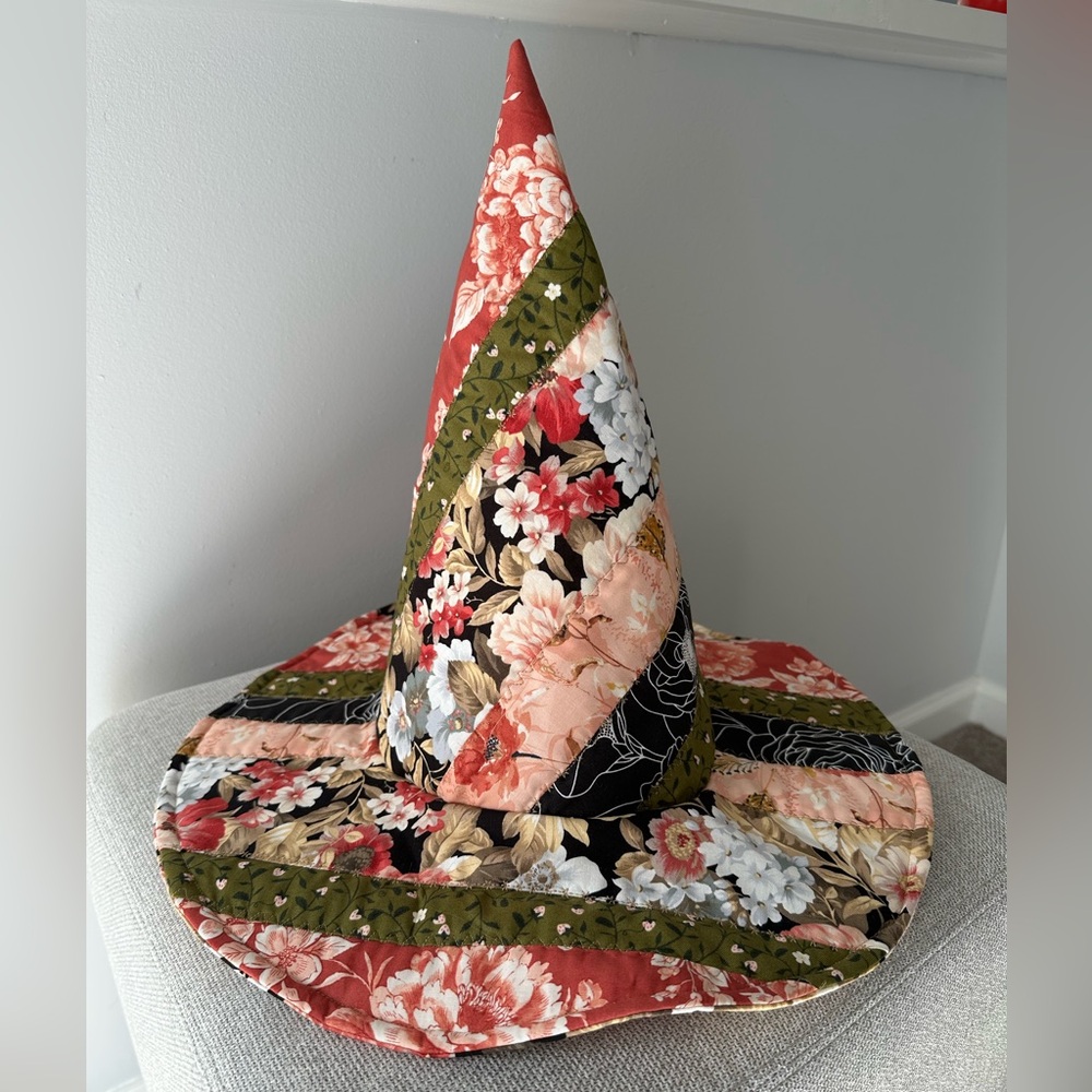 Quilted Handmade Witch Hat